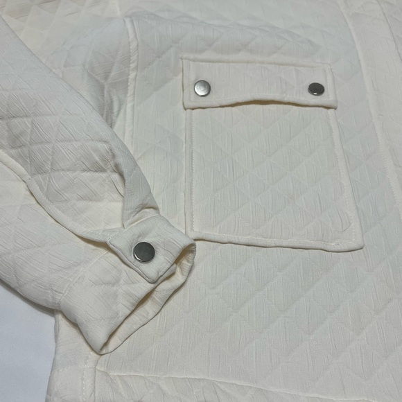 ZARA Oversized Quilted Bomber Jacket - Picture 4 of 7